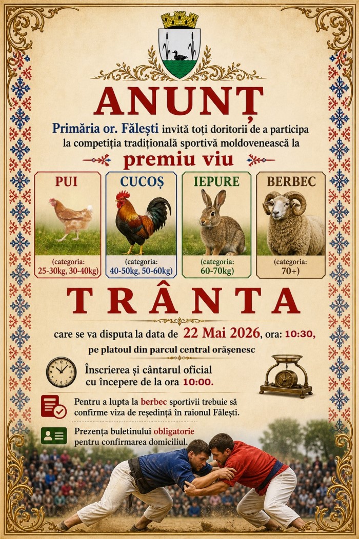 Trânta Tradițională la Fălești web